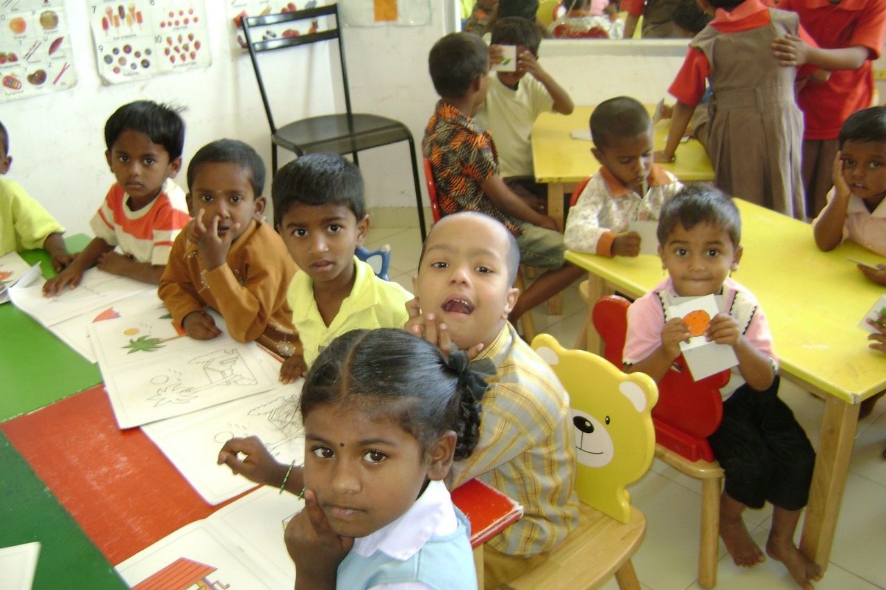 Children in therapy session